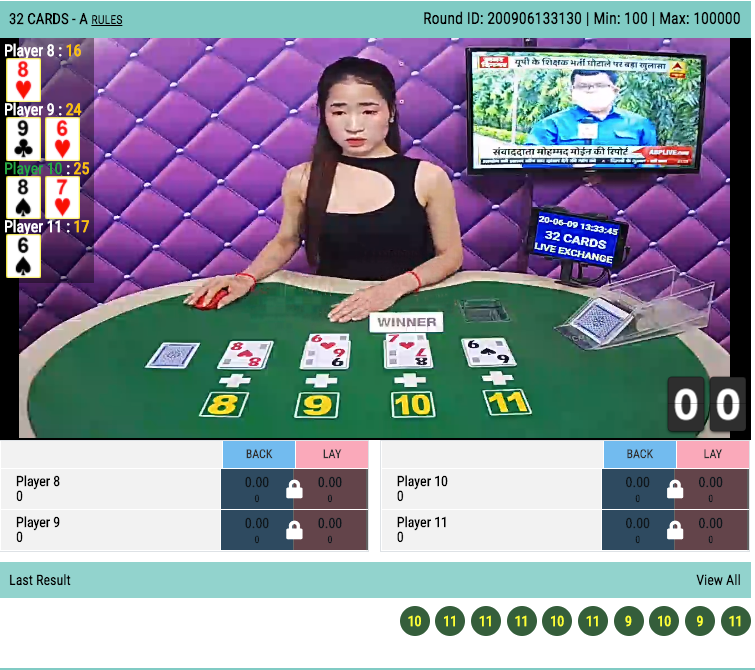 32 cards online live betting