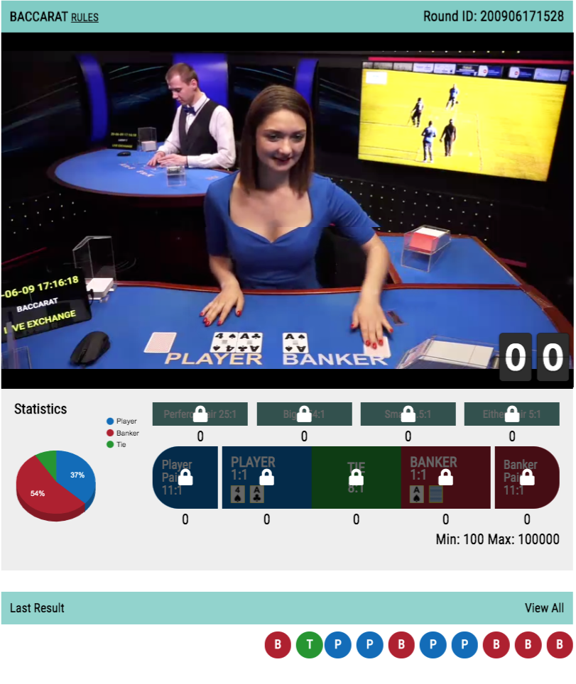 Baccarat Online live betting and Game rules
